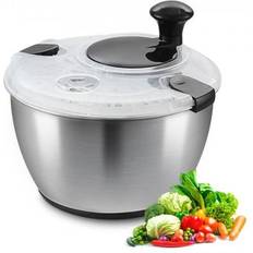 VEVOR One-Handed Easy Press Large Salad Spinner 25cm