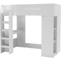 Storage Option Loft Beds Kidsaw Kudl High Sleeper 48.6x76.8"