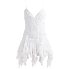 Alice + Olivia Stara Slip Mini Dress - White