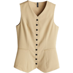 Slim - Women Vests H&M Suit Vest - Beige