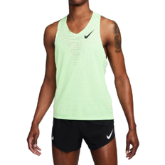 Nike AeroSwift Men's Dri-FIT ADV Running Singlet - Vapor Green/Black