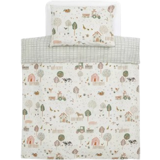 Beige Bed Set Kid's Room Habitat Kid's Little Farm Bedding Set 47.2x59.1"