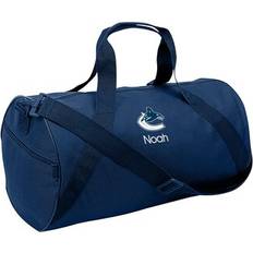 Chad & Jake Youth Navy Vancouver Canucks Personalized Duffle Bag