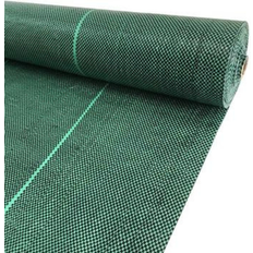 Yuzet 1M x 50M Premium Extra Tough Green Weed Control Fabric Ground Cover Membrane