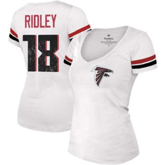 Majestic Threads Women's Calvin Ridley White Atlanta Falcons Name Number V-Neck T-shirt White