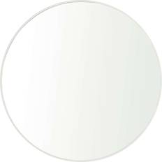 Plastic Mirrors Dunelm Essentials White Wall Mirror 70cm