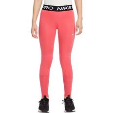 Spandex Trousers Children's Clothing Nike Big Kid's Pro Dri-FIT Leggings - Aster Pink/White (DA1028-629)