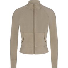 SKIMS Outdoor Track Jacket - Taupe