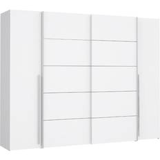 Zipcode Design Debarr White Wardrobe 270.3x210cm