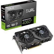 ASUS GeForce RTX 4060 Ti Graphics Cards ASUS Dual GeForce RTX 4060 Ti EVO OC Edition HDMI 3xDP 16GB GDDR6