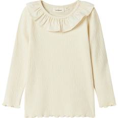 Lil'Atelier Oline Slim Fit Long Sleeved Top - Birch (13237755)