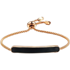 Onbuy Painting Bar Slider Bracelet - Rose Gold/Black