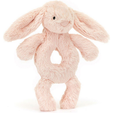 Jellycat Bashful Blush Bunny Ring Rattle 18cm