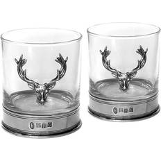 English Pewter Company Double Whisky Glass 32.5cl 2pcs