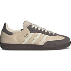 Beige - Women - adidas Samba Shoes Adidas Samba OG W - Crystal Sand/Cream White/Charcoal