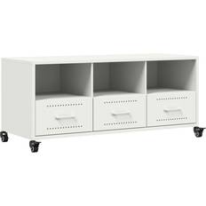 vidaXL 846697 White TV Bench 100.5x43.5cm