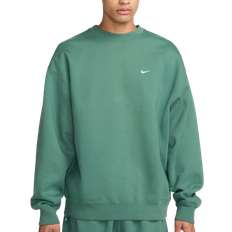 Nike Solo Swoosh Men's Fleece Crew - Bicoastal/White