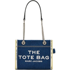 Marc Jacobs The Denim Chain Small Tote Bag - Dark Wash