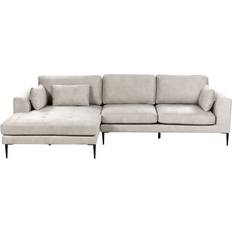 Beliani Flam Light Grey Sofa 275cm 3 Seater