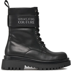 Versace Jeans Couture Flat Boots - Black