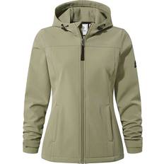 Tog24 Women's Softshell Hooded Jacket - Sage Green