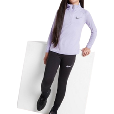 Nike Kid's Pacer 1/4 Zip Leggings Set - Purple