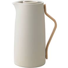 With Handles Thermo Jugs Stelton Emma Kaffee-Isolierkanne - Beige - 24 cm Isolierkanne 1.2L