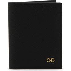 Ferragamo Gancini Credit Card Holder - Black