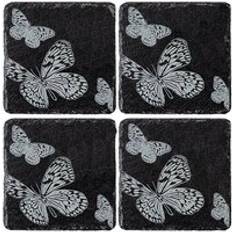 Grey Coasters Square 4 Piece Set - Grey Coaster 4pcs