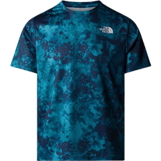 The North Face 24/7 Printed T-shirt Men - Midnight Teal Micro Halfdome Print