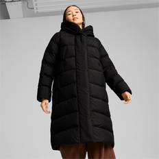 Puma Unisex Coats Puma Long Down Coat Women, Black