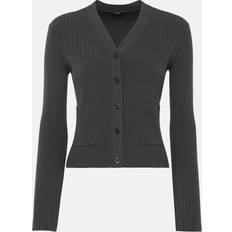 Joseph Ribbed-knit wool cardigan grey (UK 12)