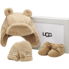 UGG Baby Bixbee Hat and Mitten Set - Blond