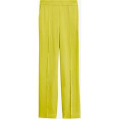 Joseph Womens Ginkgo Tova Elasticated-waist Mid-rise Silk Trousers