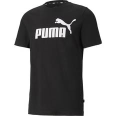 Puma Unisex Tops Puma T-shirt Essential Logo Noir