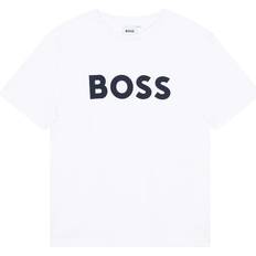 HUGO BOSS Boy's White Bold Logo T-shirt. years