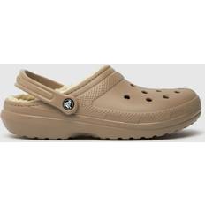 Brown - Women Clogs Crocs Classic Lined Clogs