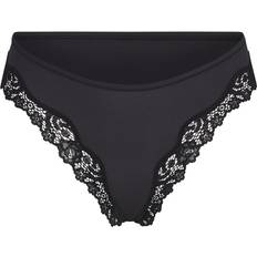 SKIMS Fits Everybody Lace Tanga - Onyx