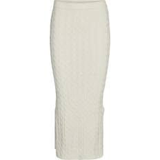 Beige - Midi Skirts Vero Moda Vmlorella High Waist Long Skirt