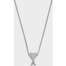 Ami Paris COLLIER PENDENTIF DE COEUR men Jewellery silver in size:ONE