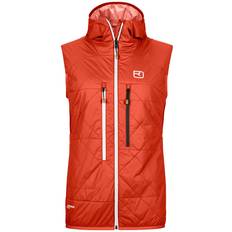 Ortovox Women's Swisswool Piz Boe Vest - Sunset Orange