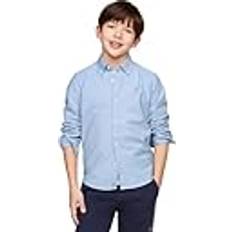 Tommy Hilfiger Boys Shirts Tommy Hilfiger Jungen Hemd Stretch Oxford Stretch, Blau (Calm Blue) Monate