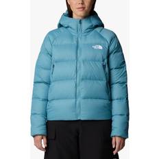 The North Face Turquoise - Women Jackets The North Face Hyalite Down Insulated Hooded Jacket, Algae Blue