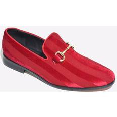 Men - Red Oxford Malin Levi Men's Slip On Shoes Red