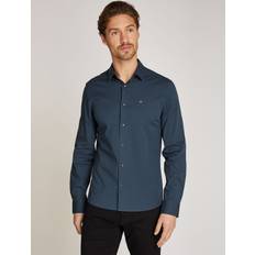 Calvin Klein Blue - Men Tops Calvin Klein Jeans Poplin Stretch Shirt