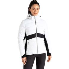 Skiing Jackets Dare 2b Women's Breathable Glacial Jacket White Black