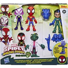 Hasbro Marvel Spidey & his Amazing Friends Dino-Webs Dino Heroes & Lizard Set