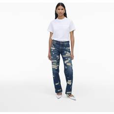 Marc Jacobs The Rip & Repair Straight Jeans - Punk Indigo