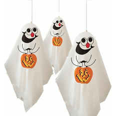 Shatchi Party Decorations Ghost Hanging 3-pack