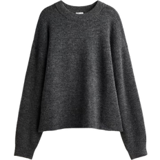 H&M Knitted Jumper - Dark Grey Marl